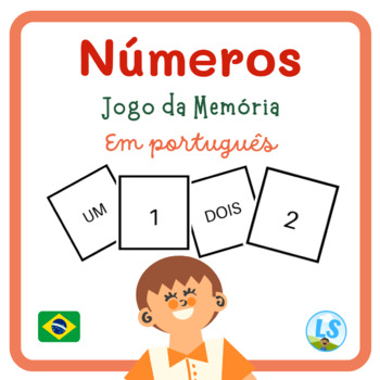 Preview of Números em Português - Numbers Portuguese 1 - 100 Matching game Jogo da Memória