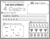 Numeros en espanol bilingual worksheet math numbers numero