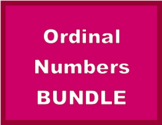 Numéros ordinaux (Ordinal Numbers in French) Bundle