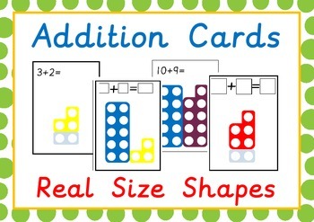 numicon addition activity cards by epic phonics tpt