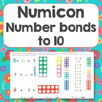 Preview of Numicon Number bonds to 10