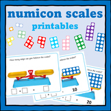 Numicon Scales and Shapes Printables for Math Centers