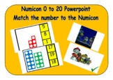 Numicon and number recognition - Match the Numicon to numb