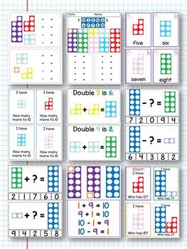 Numicon games / friends of ten / doubles / number facts / addition