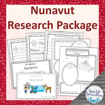 Preview of Nunavut Provinces & Territories of Canada Differentiated Research Project