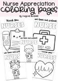 Nurse Appreciation Week Coloring Pages/ Tracing Posters May 6-12