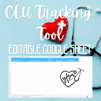 Preview of Nurse CEU Tracking Tool