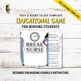 Nurse Game Template: Editable Nursing Education Tool for N