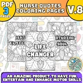 Nurse Inspirational Quotes Coloring Pages V.8 | Nurse Appr