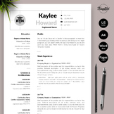 Nurse Resume - Kaylee Howard / Nursing Resume for MS Word 