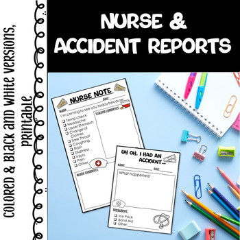 Preview of Nurse Visit and Accident Report Forms