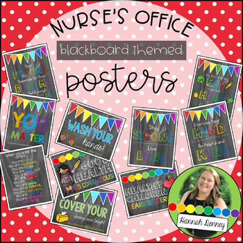 Preview of School Nurse's Office Signs and Posters