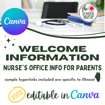 Preview of Nurse's Office Welcome Brochure