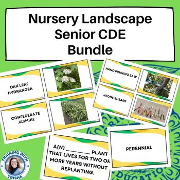 Preview of Nursery Landscape CDE Bundle - Senior