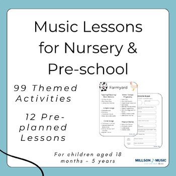 Preview of Nursery - Preschool Music Lessons