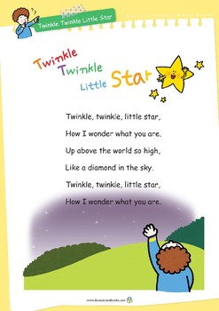 Nursery Rhyme Activities : Twinkle Twinkle Little Star *Printables
