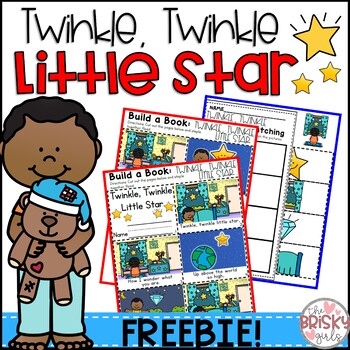 Preview of Nursery Rhymes Preschool Twinkle Twinkle Little Star Freebie