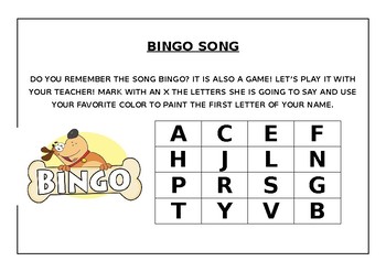 Preview of Nursery Rhyme - BINGO