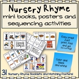 Nursery Rhyme Booklets | Easy Prep | Sequencing Activity |