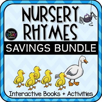 Preview of Nursery Rhyme Bundle: Interactive Books + Activities for Special Education