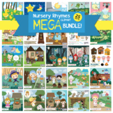 MEGA Bundle Set of 25 Nursery Rhymes - Story Time and More