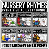 Nursery Rhyme Activities: Humpty Dumpty, Jack & Jill, Nurs