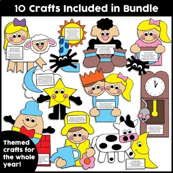 Hey Diddle Diddle Craft Activity - Crafty Bee Creations