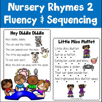 Preview of Nursery Rhyme Fluency Passages 2