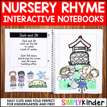 Preview of Nursery Rhyme Interactive Notebook