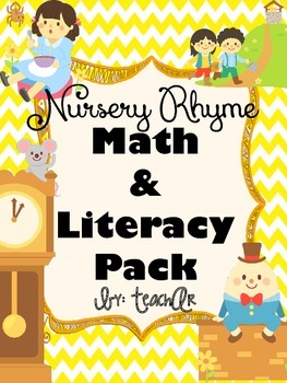 Preview of Nursery Rhyme Math & Literacy Unit