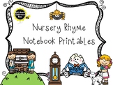 Nursery Rhyme Notebook Printables