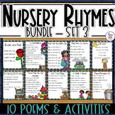 Nursery Rhyme Poems and Activities Bundle - Set 3
