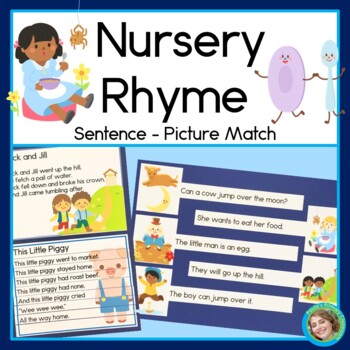 Nursery Rhyme Sentence Picture Match Reading Center 