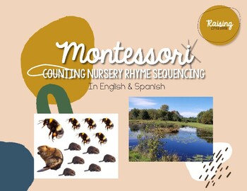 Preview of Nursery Rhyme Sequencing (Montessori Aligned & Bilingual)