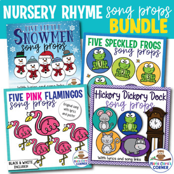 Preview of Nursery Rhyme Song Props Bundle