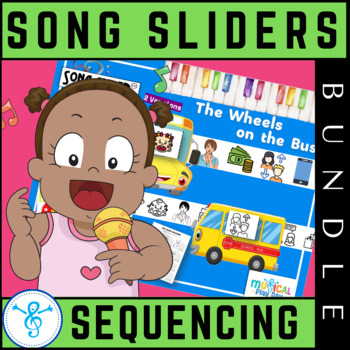 Preview of Nursery Rhyme Storytelling Sequencing Song Crafts Bundle