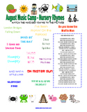 Nursery Rhyme Take Home Packet