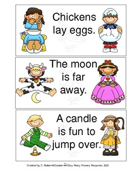 Nursery Rhyme Themed Learning Activities by Easy Peasy Primary Resources