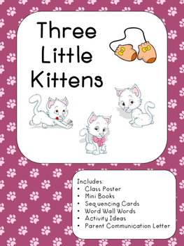 nursery rhyme three little kittens by my broken bootstraps tpt