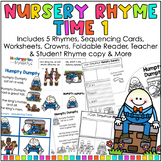 Nursery Rhyme Time Pack 1 - Hat Craft, Sequencing Cards & 
