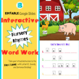 Nursery Rhyme Unit Word Work | Google Classroom | Distance