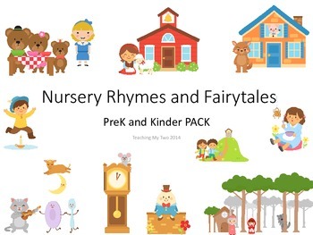 Preview of Nursery Rhyme and Fairy Tale PreK and Kinder Pack 361 PAGES