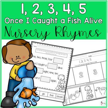 Preview of Nursery Rhymes - 1, 2, 3, 4, 5 ( Once I Caught a Fish Alive )