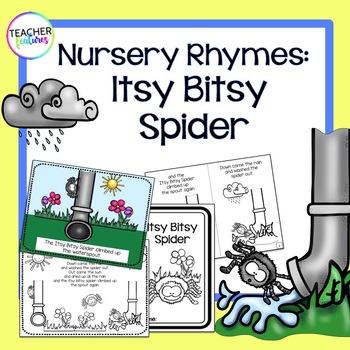 Nursery Rhymes ITSY BITSY SPIDER by Teacher Features | TPT