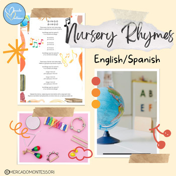 Preview of Nursery Rhymes A-G English/Spanish