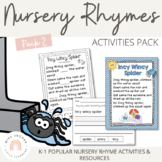 Nursery Rhymes: Printables and Activities - Great for Dist