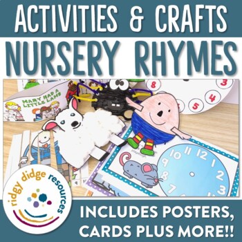 Preview of Nursery Rhymes Activity and Craft Pack