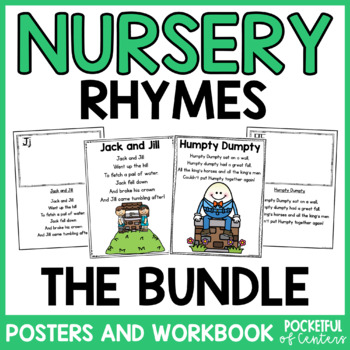 Nursery Rhymes {BUNDLE} by Pocketful of Centers TpT