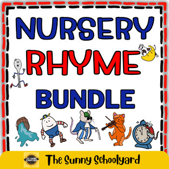 Preview of Nursery Rhymes BUNDLE! - Clipart, Posters/Slides, and Workbook