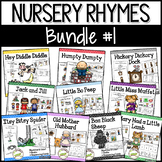 Nursery Rhymes BUNDLE Set #1: Books & Sequencing Cards